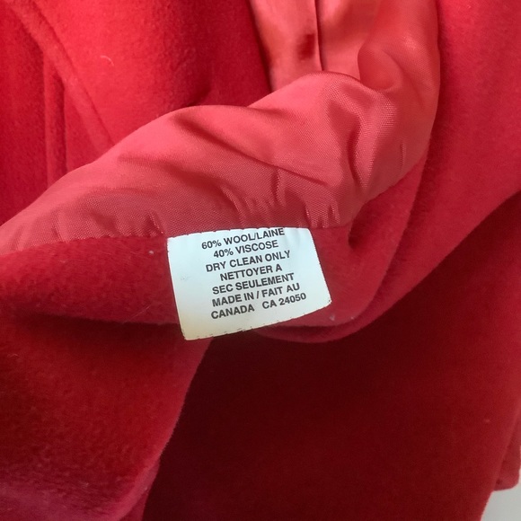 Red pea jacket - Picture 6 of 6